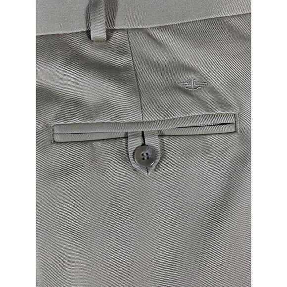 Dockers D4 Pants Relaxed Fit Flat Front Mens 38X32 Chino Beige Khaki Cotton #347 - Picture 10 of 16